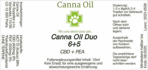 Canna Oil Duo 6+5 Inhalt